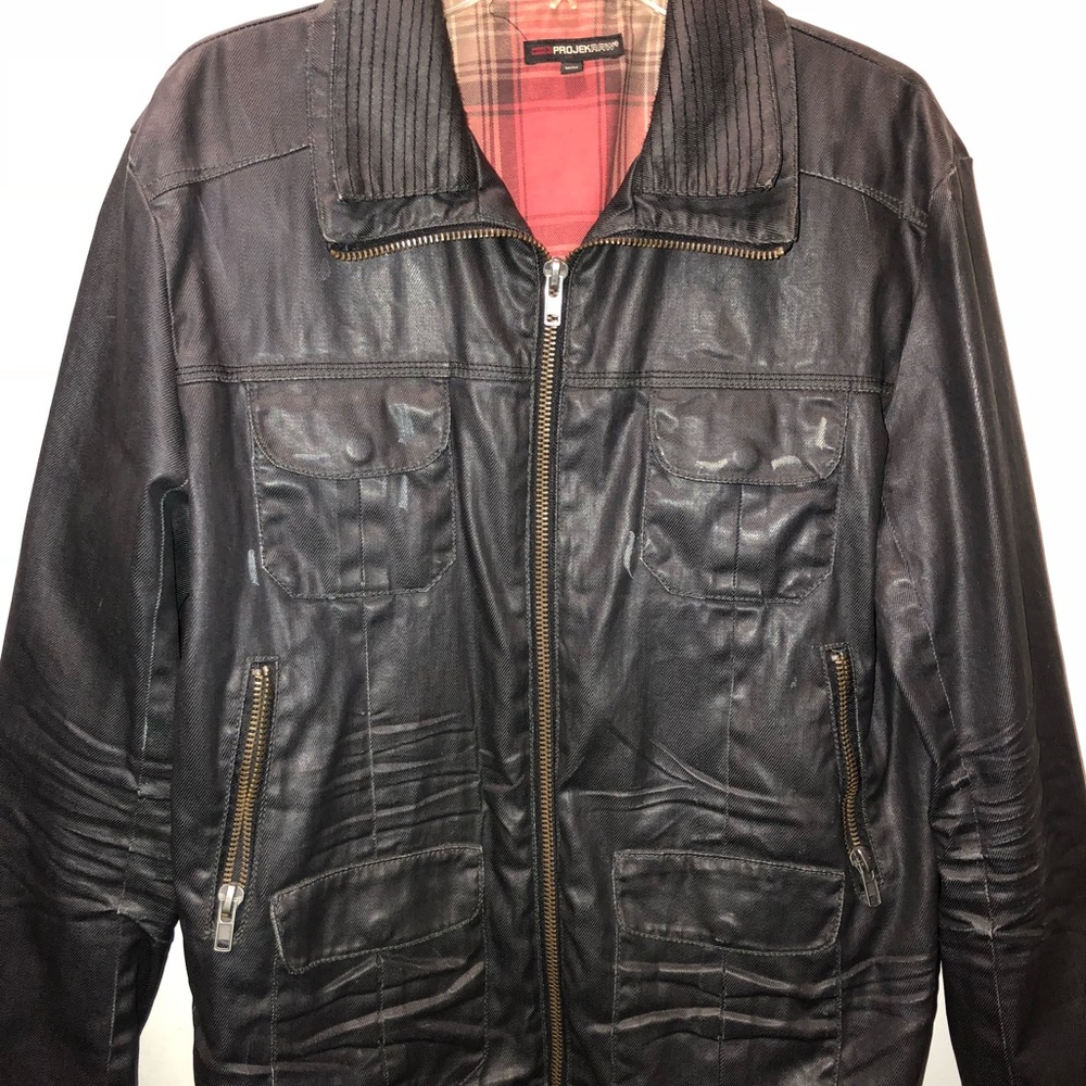 Projek Raw leather jacket